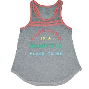 Zoe + Liv Tank Top Women's Size Large NWOT Together Is A Beautiful Place
